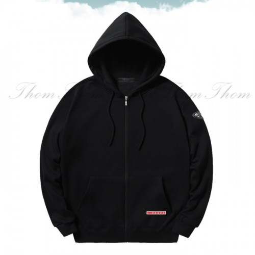 PRA*A   데라 시보리 기모 후드집업