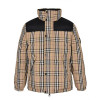 버*리   리버시블 체크 다운 자켓