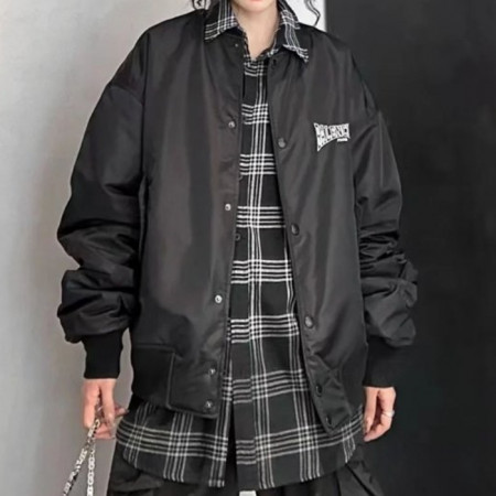 발렌시*가   복싱 나일론 바시티 자켓