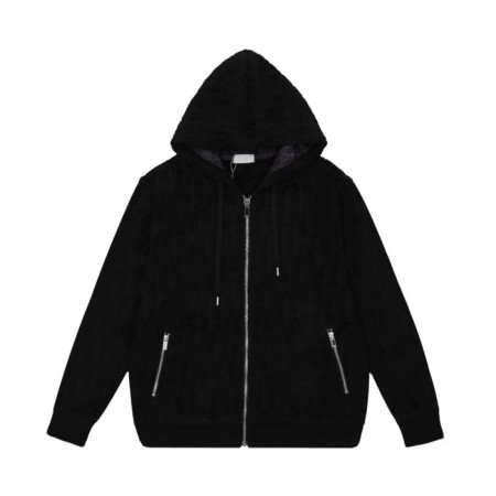 DI*R   오블리크 플리스 후드집업