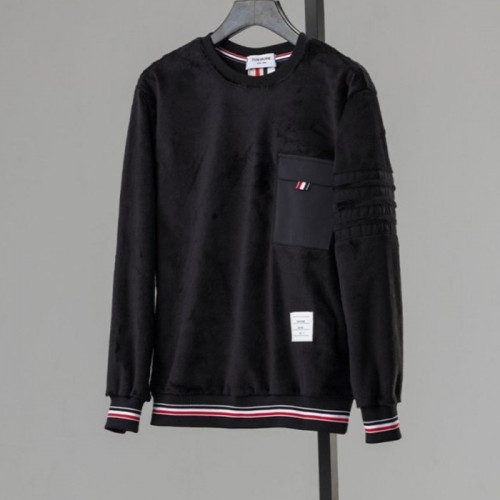 톰브*운   메리노 스트라이프 자카드 맨투맨