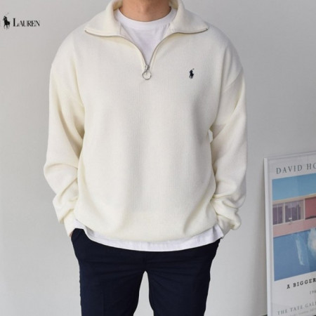 POLO 랄프*렌   반집업 니트