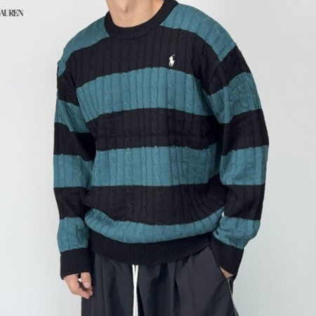 POLO 랄프*렌   베이직 케이브 단가라니트