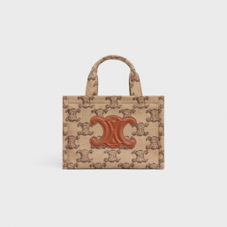 CELINE 스몰 타이스 카바스 - 트리옹프 텍스타일