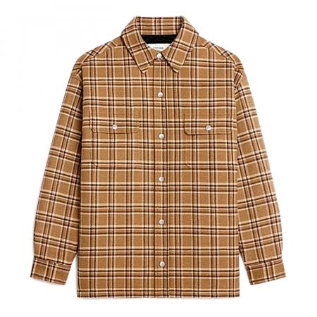 CELINE 헤리티지 체크 울패디드 셔츠자켓