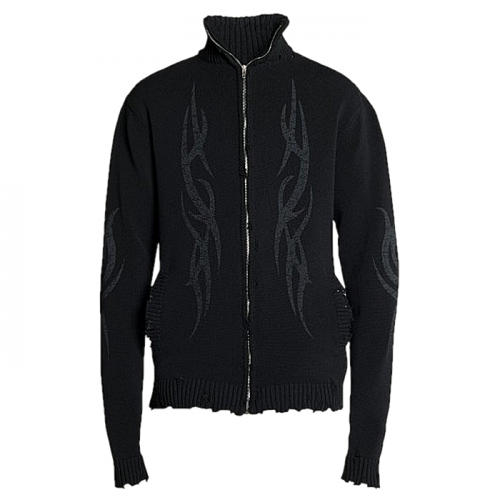 BALENCIAGA 디스트 트라이벌 집업가디건