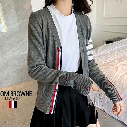 THOMBROWNE 시그니터 니트 가디건