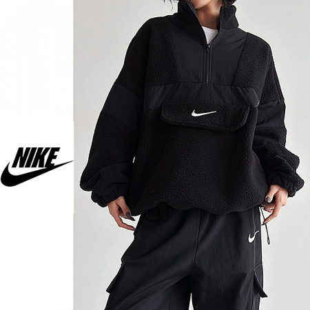 NIKE 스우시 양털 기모카고 셋업 SET