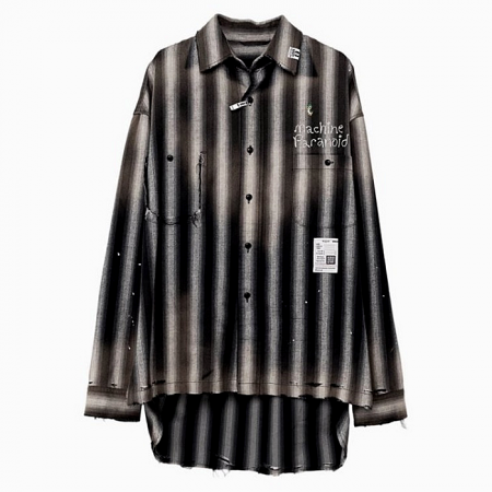 미하라야스히로 MIHARA YASUHIRO 라이크 스트라이프 오버셔츠