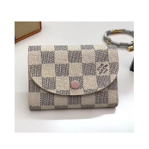 루이비통 로잘리 다미에 동전 카드 지갑