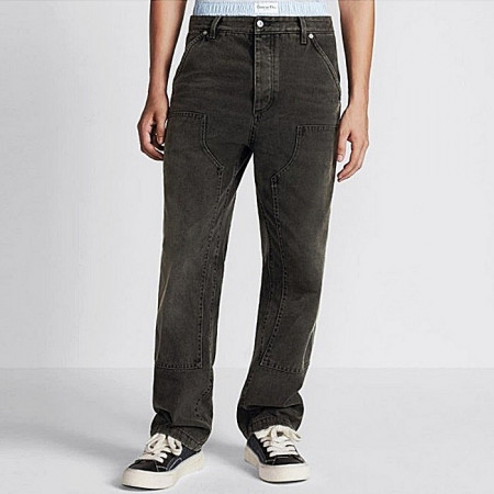 DIOR 카펜터 블랙 데님진 팬츠