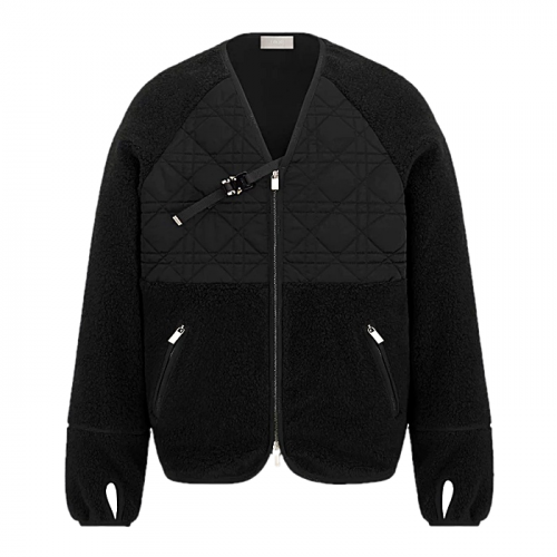 DIOR 까나쥬 지퍼 퀼팅 자켓