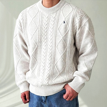 폴로 Polo Ralph Lauren 피셔 울 케이블 니트