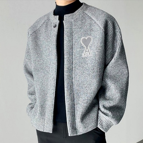 AMI 나그랑 원버튼 빅와팬 가디건