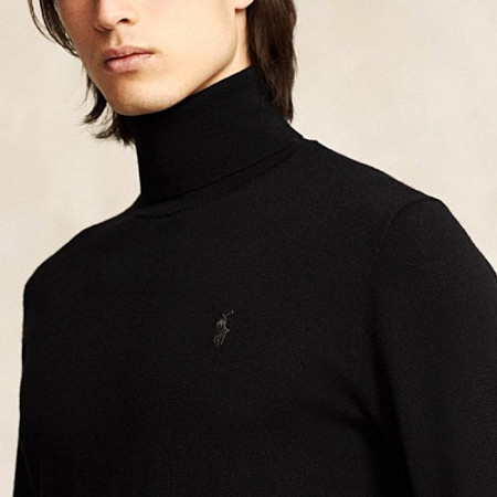 폴로 Polo Ralph Lauren 엠브로이더리 터틀넥 니트