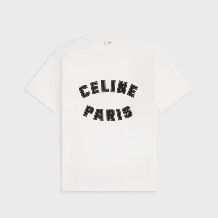 CELINE PARIS 루즈 티셔츠 - 화이트
