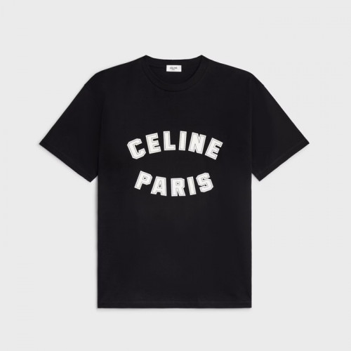 CELINE PARIS 루즈 티셔츠 - 블랙