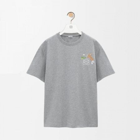 LOEWE 릴랙스 핏 티셔츠 - 코튼