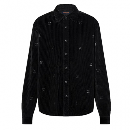 LOUIS VUITTON 버튼다운 롱 슬리브드 코듀로이 셔츠
