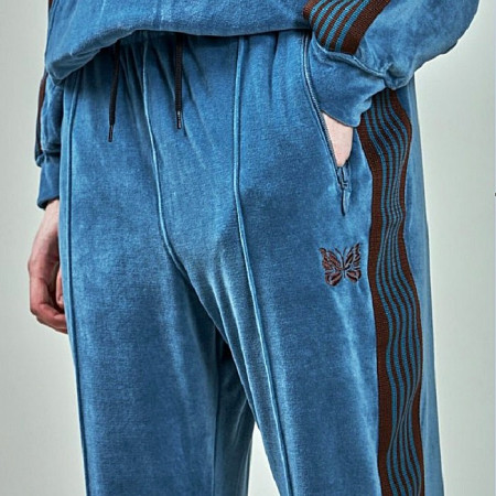 니들즈 NEEDLES 스모크 벨루어 트랙팬츠