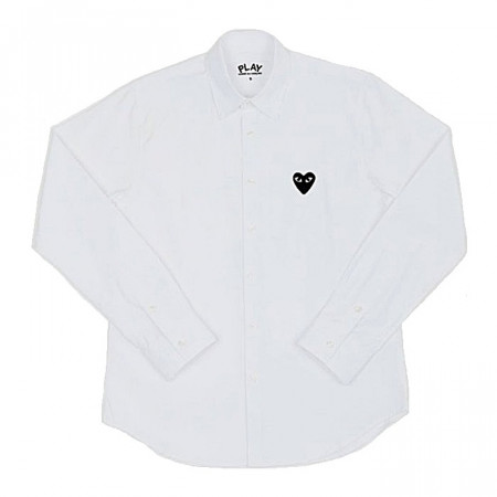 꼼데 COMME des GARÇONS 하트 화이트 셔츠