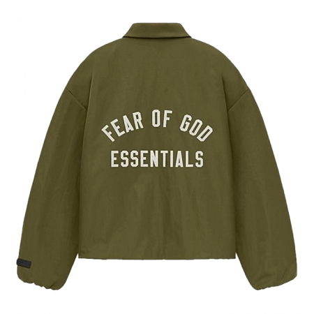 FEAR OF GOD ESSENTIALS 텍스쳐드 나일론 필드자켓