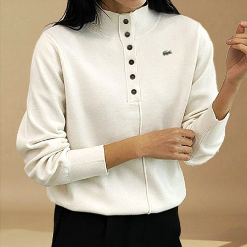 라코스테 LACOSTE 절개라인 버튼 폴라