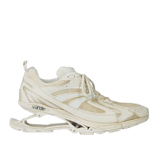 발렌시*가 BALENCIAGA 메쉬 패널 X-PANDER 스니커즈-화이트