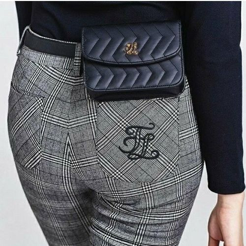 (국내배송) 페어라이* [*air liar] 화이트 페라 힙색(골드)