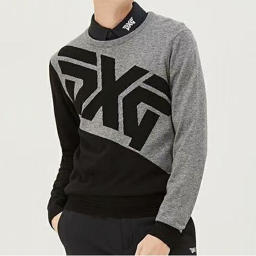 (국내배송) PXG GOLF 세로 빅로고 스웨터