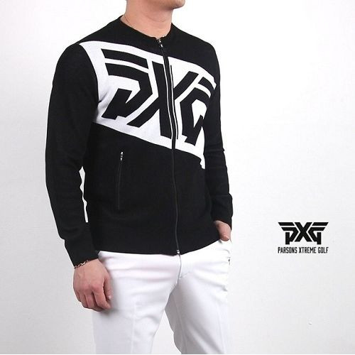 (국내배송) PX* 맨즈 빅로고 풀집 니트자켓