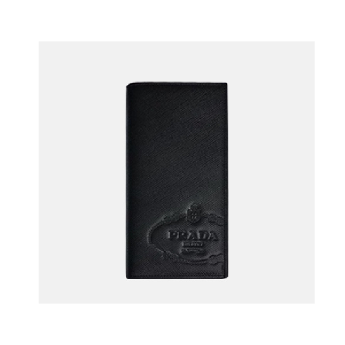 프라다 2020 사피아노 장지갑 블랙