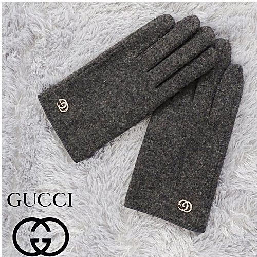 구* 마몬트 로고 모직 장갑