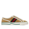 GUCCI 테니스 1977 스웨이드 로우탑 스니커즈 - 베이지