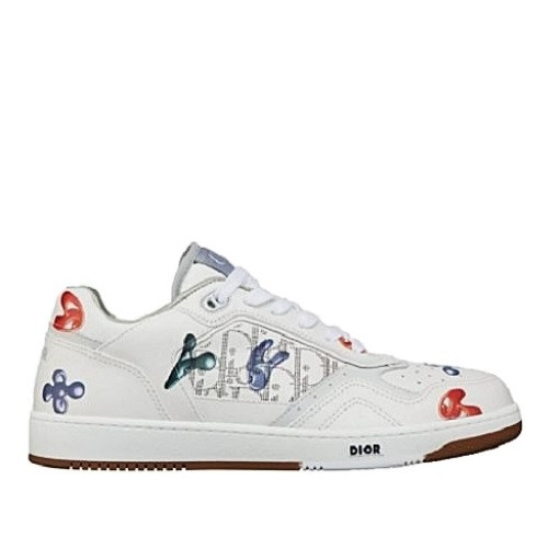 디* DIOR & KennyScharf Calfskin B27 로우탑 스니커즈