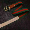 GUCCI 인터로킹 G버클 웹삼선 벨트