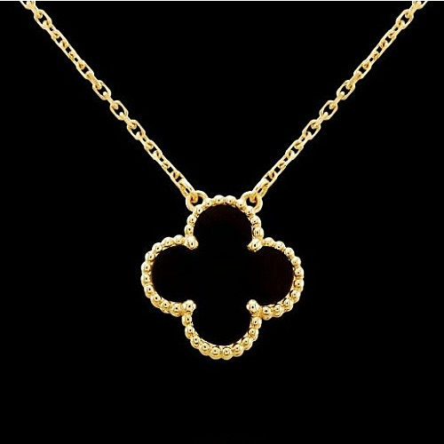 반클*프 Van Cleef 빈티지 알함브라 펜던트 - 블랙