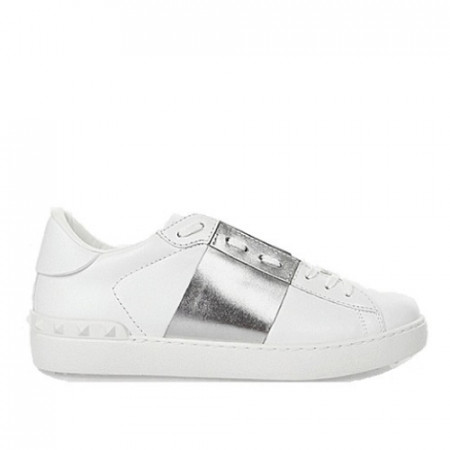 발렌*노 Valentino 히든오픈 밴드 실버 스니커즈