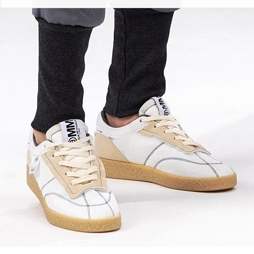 Maison Margila 인사이드 아웃 코트 스니커즈