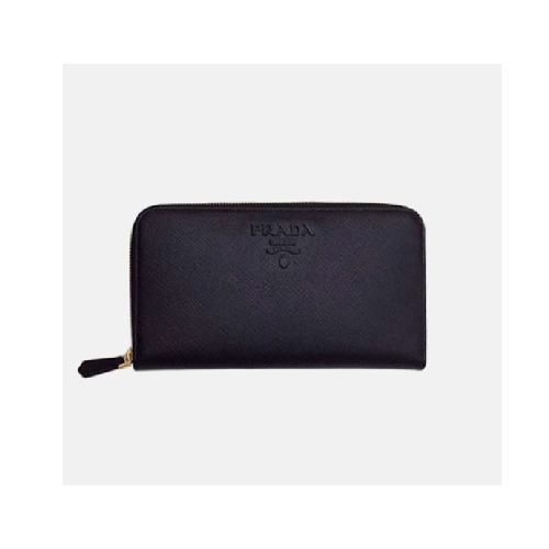 프라다 레더 장지갑 PRAW0102 20CM 블랙