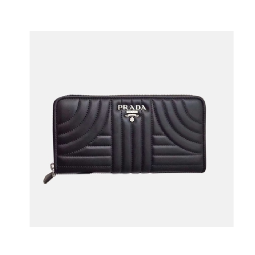 프라다 레더 장지갑 PRAW0101 20CM 블랙