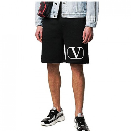 발렌티* V로고 프린트 하프 팬츠