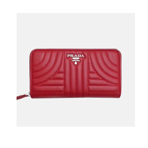 프라다 레더 장지갑 PRAW0100 20CM 레드