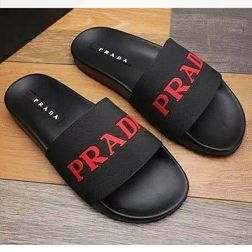프*다 PRADA 로고 슬리퍼