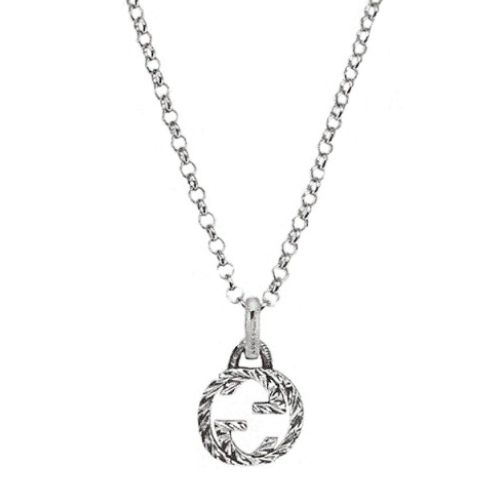 GUCCI 인터로킹 G 펜던트 목걸이