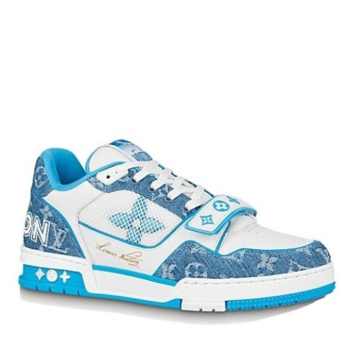 LOUIS VUITTON 루이*통 LV 트레이너 스니커즈 - 블루