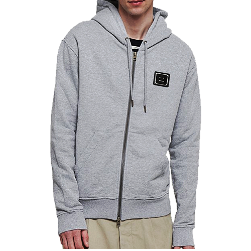 아크네 플레이트 후드집업