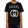 GUCCI 빅로고 블랙 T-SHIRT