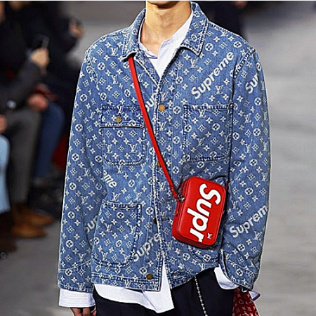 루이** X 슈프림 아웃 포켓 트리커