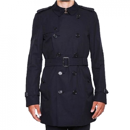 버버리 BURBERRY 헤리티지 트렌치 코트 - 네이비